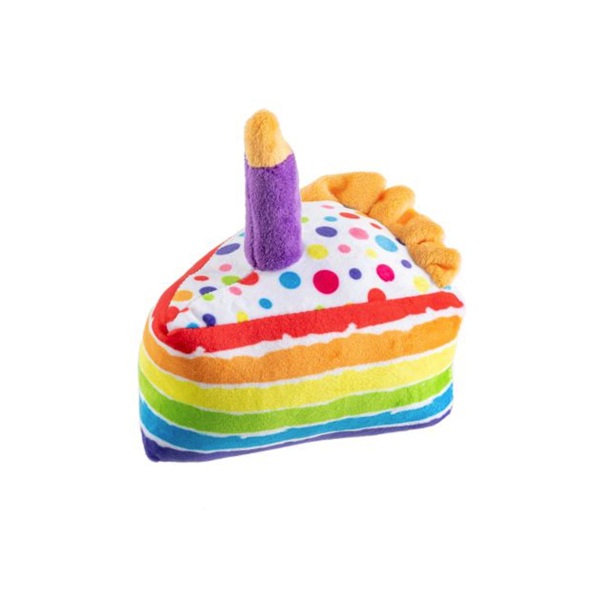 Slice of Birthday Cake Dog Toy | Pawlicious & Company