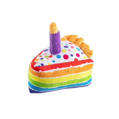 Slice of Birthday Cake Dog Toy | Pawlicious & Company