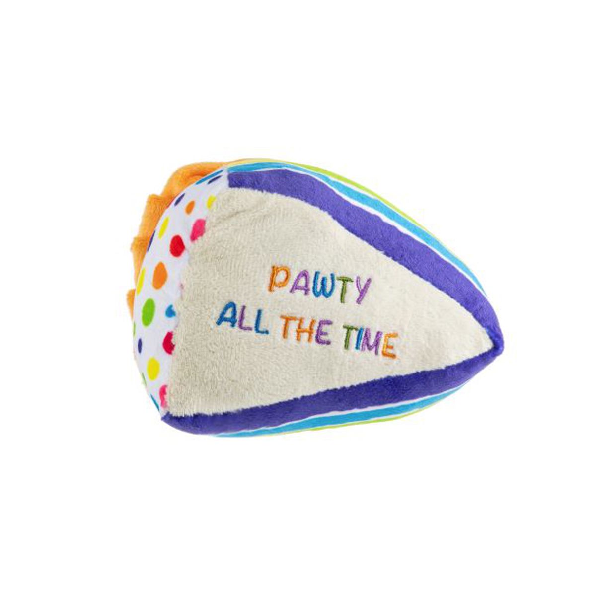 Slice of Birthday Cake Dog Toy | Pawlicious & Company