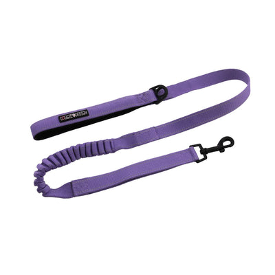 Soft Pull Traffic Dog Leash in Paisley Purple | Pawlicious & Company
