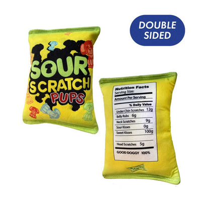 Sour Scratch Plush Dog Toy | Pawlicious & Company