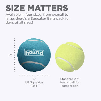 Squeaker Ballz Medium | Pawlicious & Company