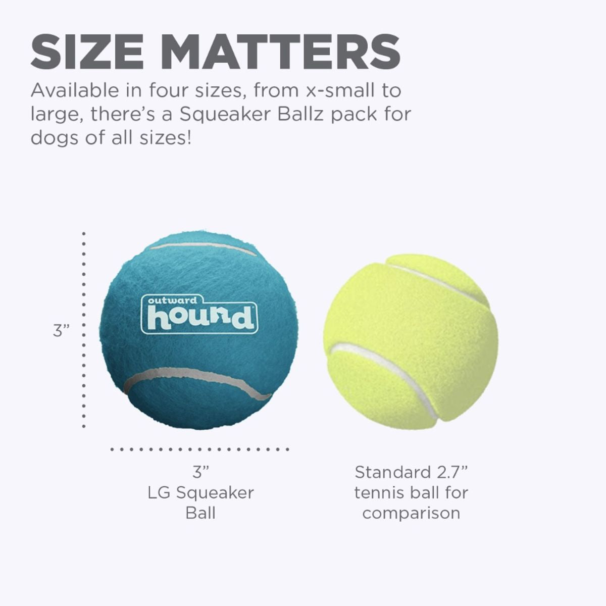 Squeaker Ballz Large | Pawlicious & Company