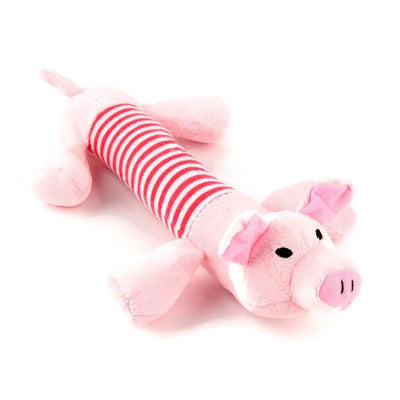 Squeaky Plush Dog Toy - Pig Elephant or Duck | Pawlicious & Company