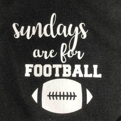 Sundays are for Football Dog Tee Shirt - Black | Pawlicious & Company