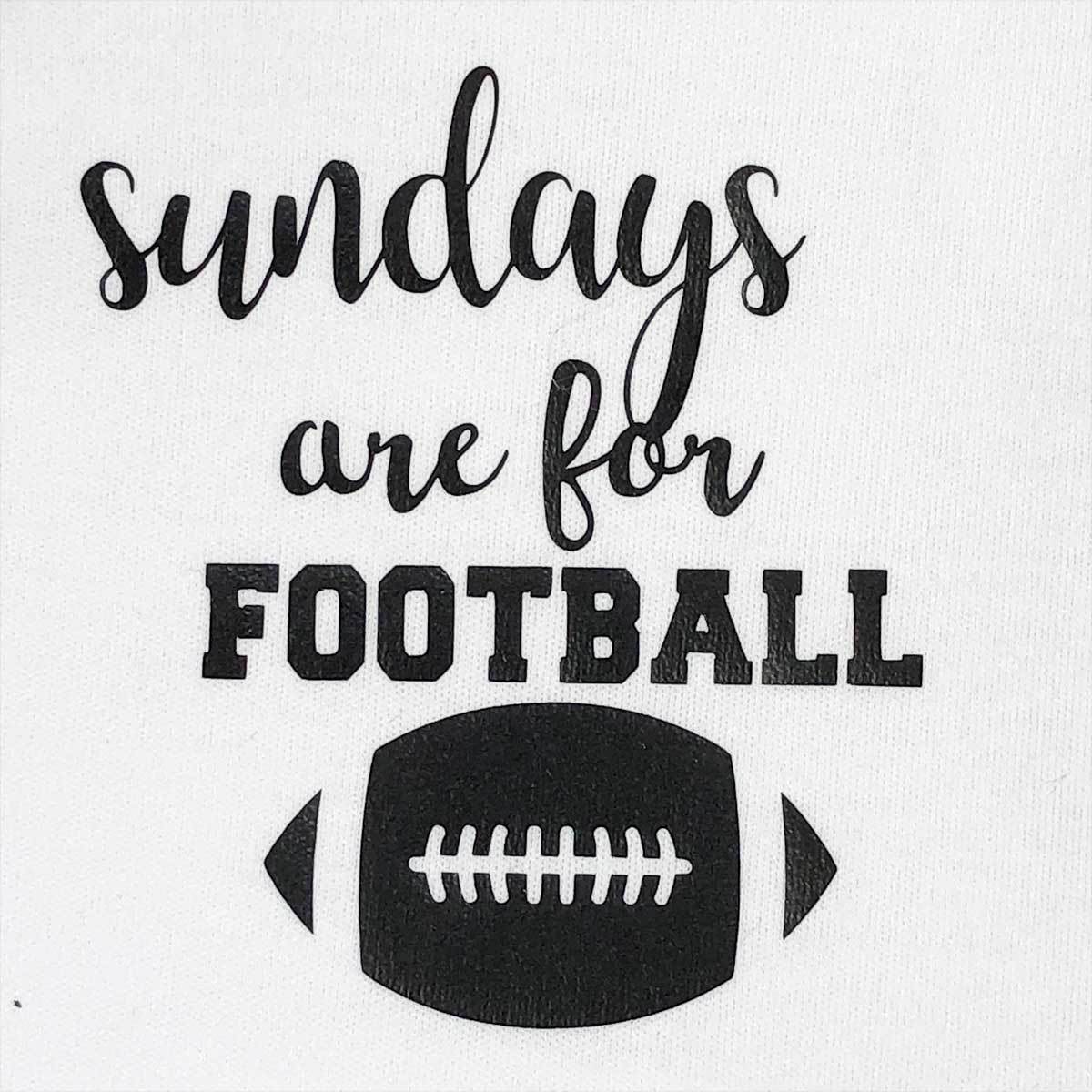 Sundays are for Football Dog Tee Shirt - White | Pawlicious & Company
