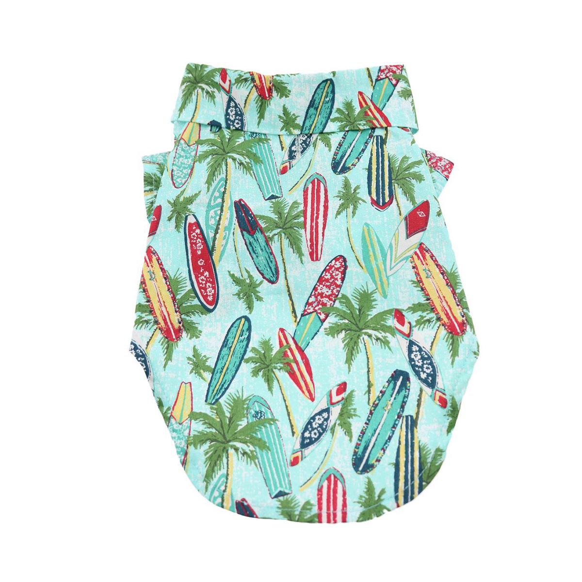 Surfboard and Palm Tree Dog Shirt | Pawlicious & Company