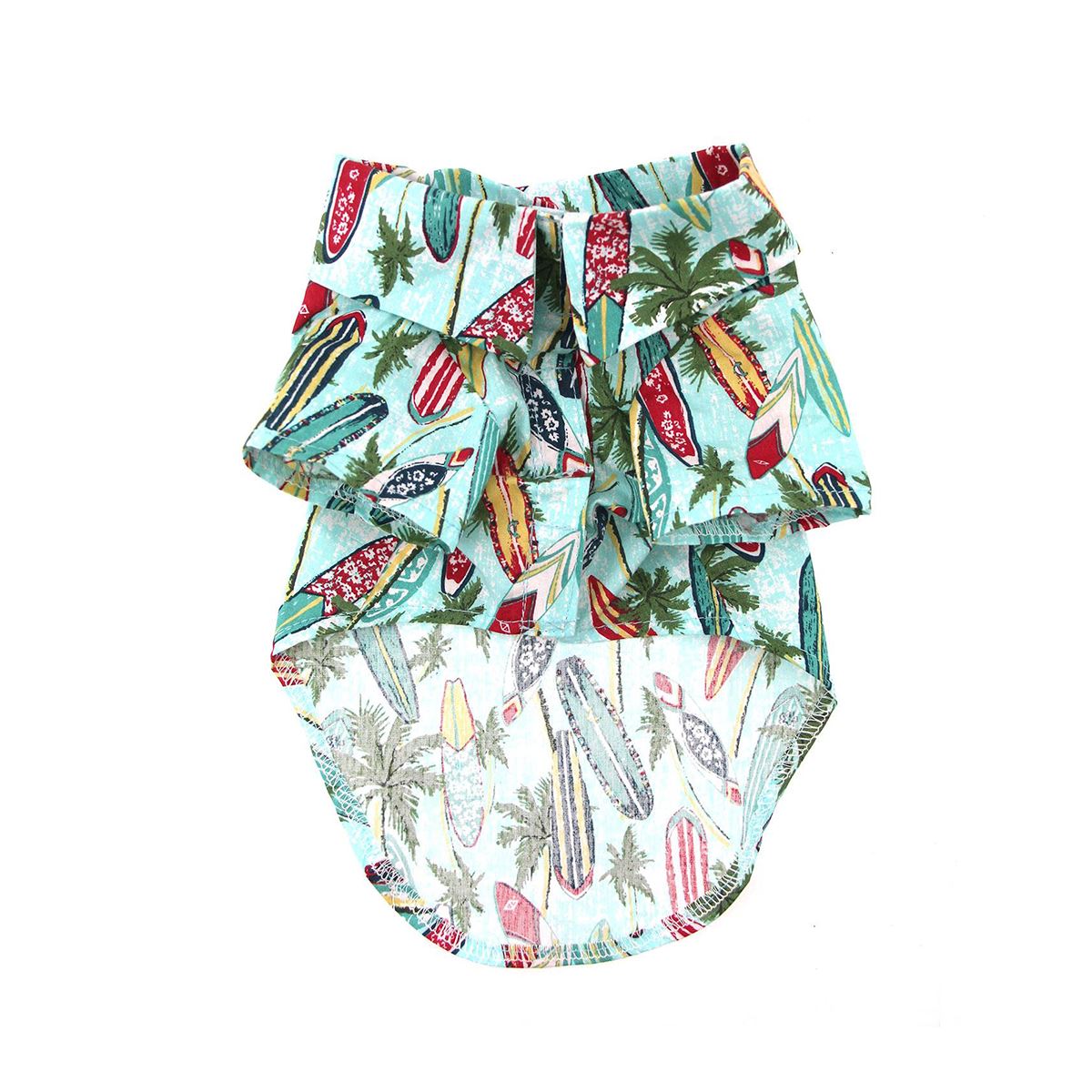 Surfboard and Palm Tree Dog Shirt | Pawlicious & Company