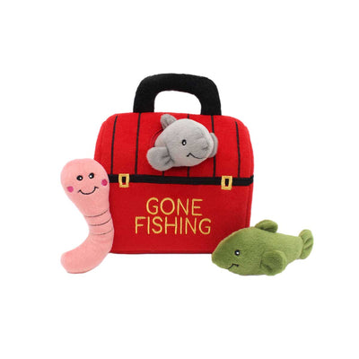 Gone Fishing Tackle Box Burrow Plush Toy