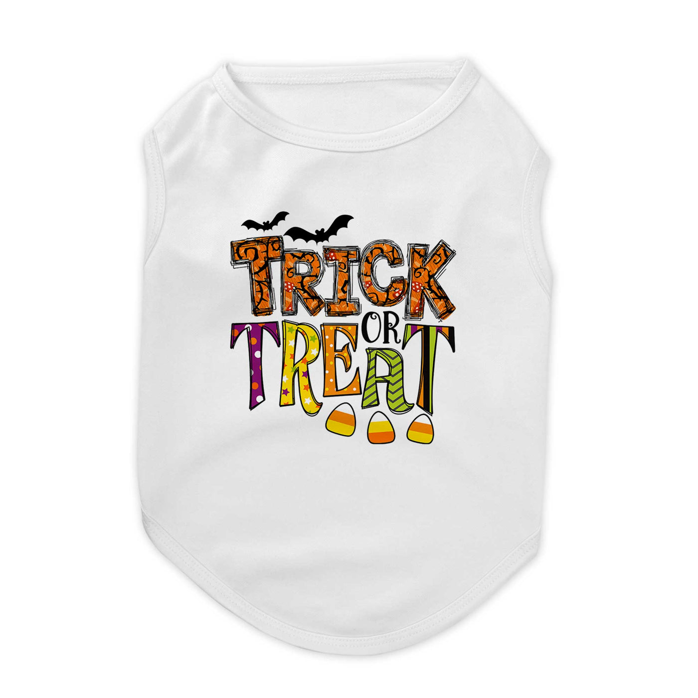 Trick or Treat and a Little Batty Pet Tee Shirt | Pawlicious & Company