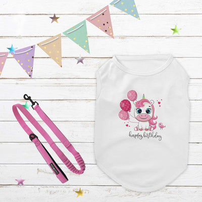 Unicorn Birthday Girl Tee Shirt | Pawlicious & Company