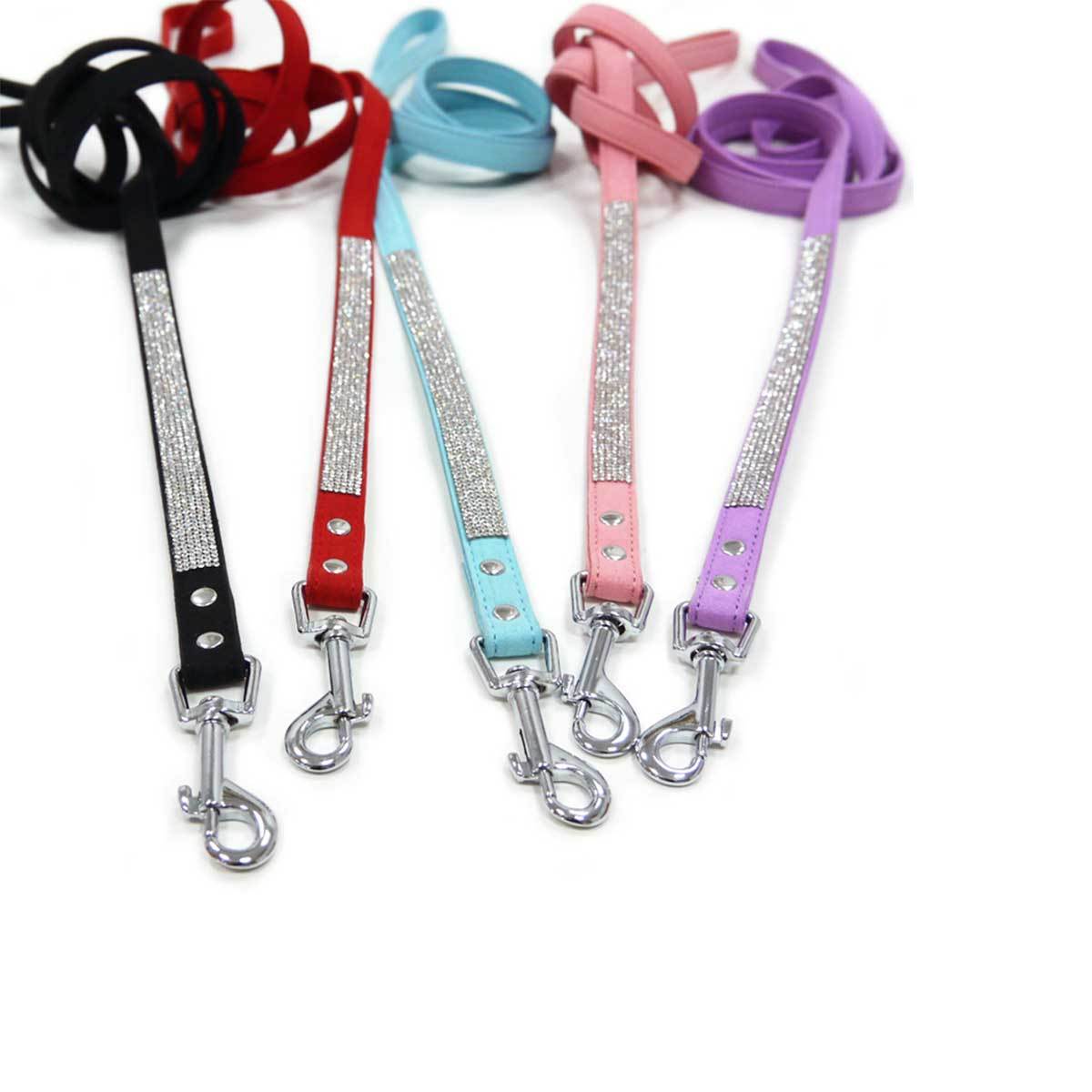 VIP Bling Dog Leash in Black | Pawlicious & Company