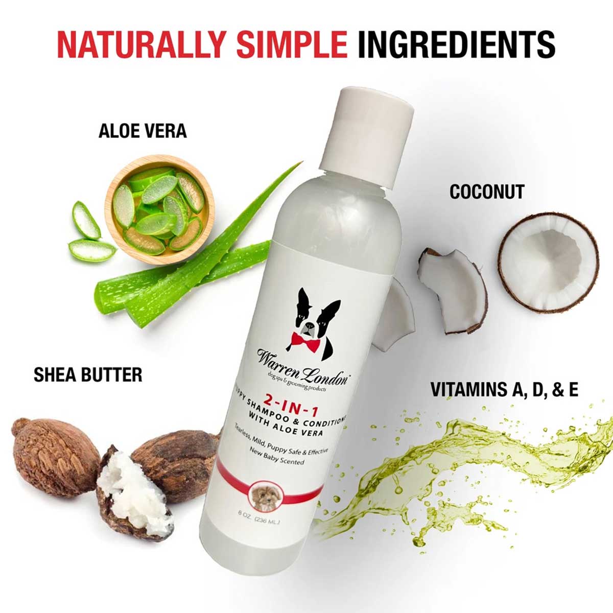 Warren London Puppy 2-in-1 Shampoo & Conditioner | Pawlicious & Company