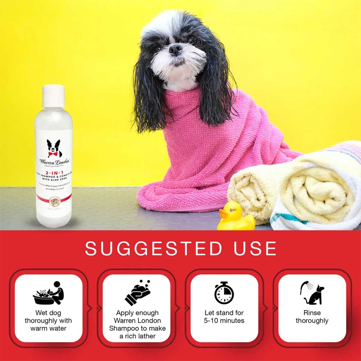 Warren London Puppy 2-in-1 Shampoo & Conditioner | Pawlicious & Company