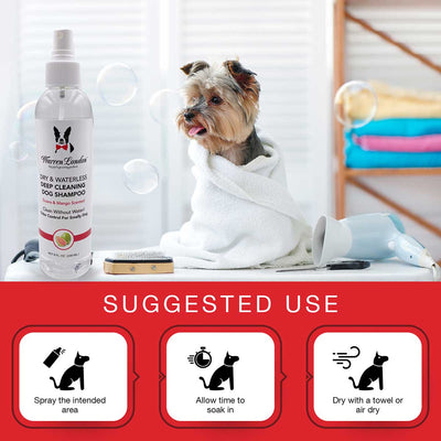 Warren London Dry & Waterless Deep Cleaning Shampoo - Guava & Mango | Pawlicious & Company