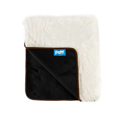 PupProtector Waterproof Throw Blanket - Polar White Faux Fur | Pawlicious & Company