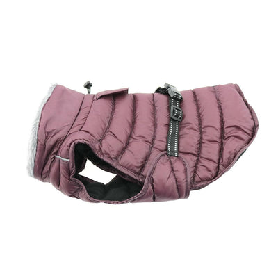 Alpine Extreme Weather Puffer Dog Coat - Burgundy | Pawlicious & Company