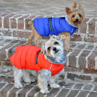 Alpine Extreme Weather Puffer Dog Coat - Navy | Pawlicious & Company