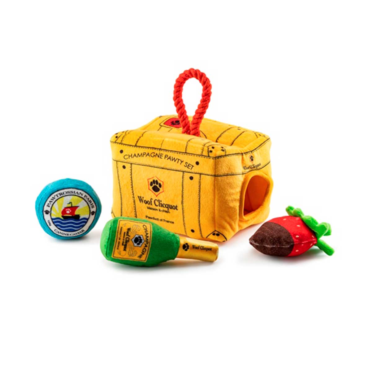 Woof Clicquot Pawty Set Plush Dog Toy | Pawlicious & Company