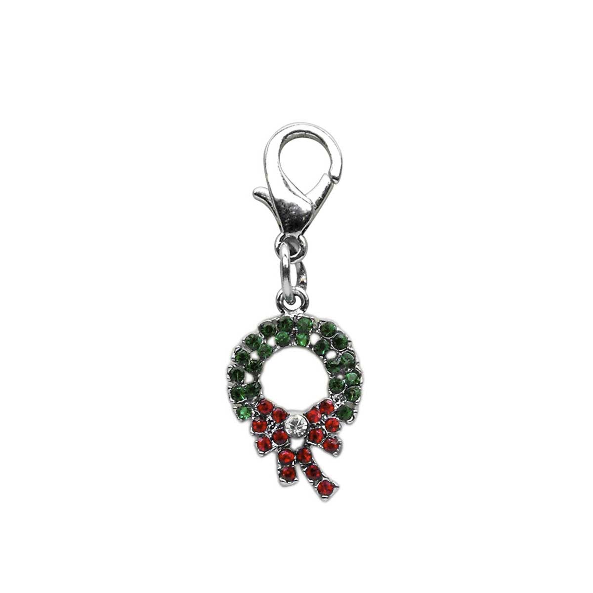 Christmas Wreath Collar Charm | Pawlicious & Company
