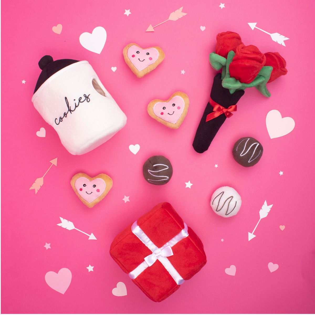 Box of Chocolates Burrow Toy | Pawlicious & Company